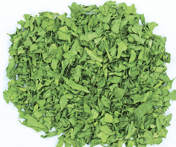 air dried spinach